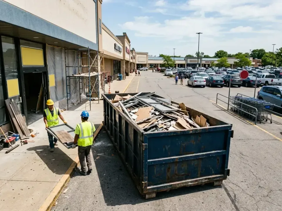 retail-store-renovation-debris-003 — frequently asked questions, Roll-off Dumpster Rentals in Dandridge, TN